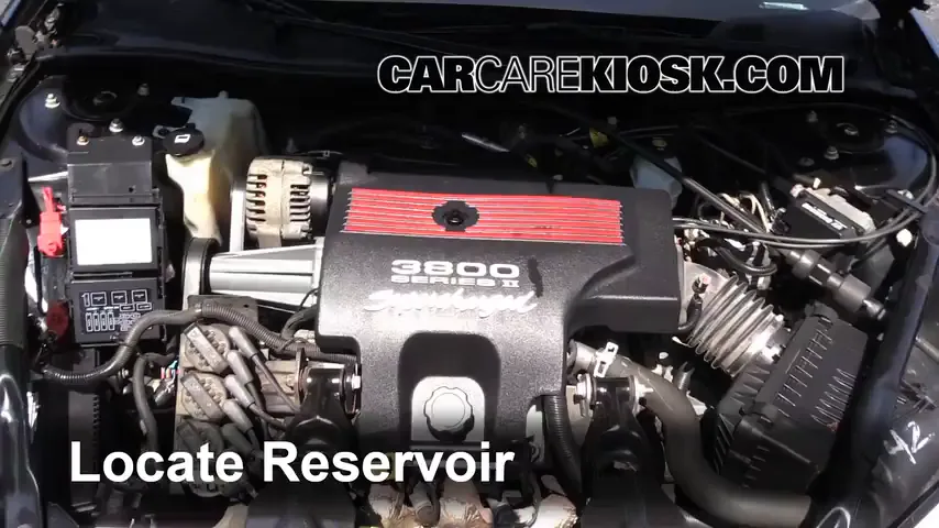 2004 Chevrolet Impala SS 3.8L V6 Supercharged Líquido limpiaparabrisas Agregar líquido